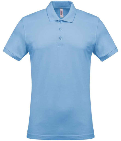 Kariban KB254 Straight fit Short Sleeve Piqu Polo Shirt 100% ringspun combed cotton Light color - COOZO