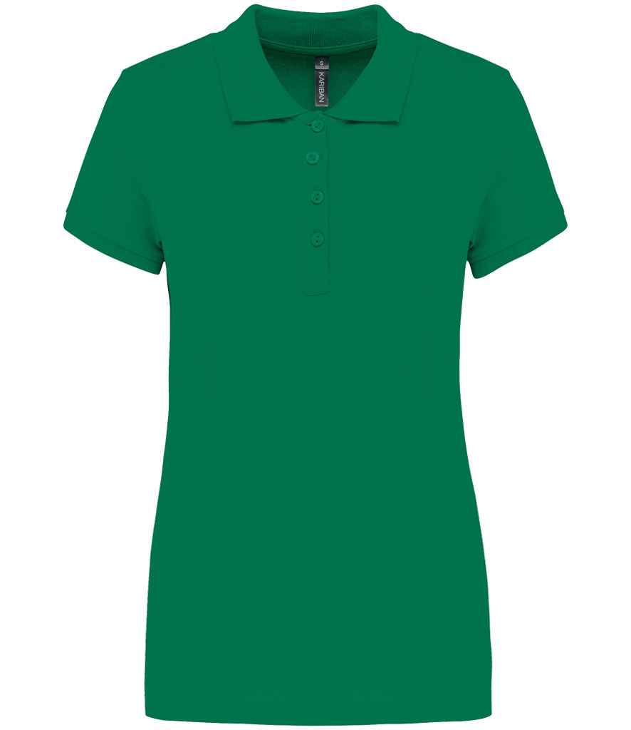Kariban KB255 Ladies Slim fit Short Sleeve Piqu Polo Shirt 100% ringspun combed cotto Light color - COOZO