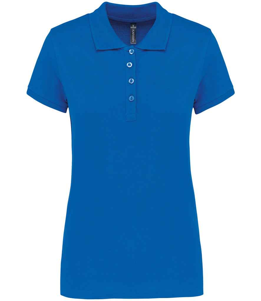 Kariban KB255 Ladies Slim fit Short Sleeve Piqu Polo Shirt 100% ringspun combed cotto Light color - COOZO