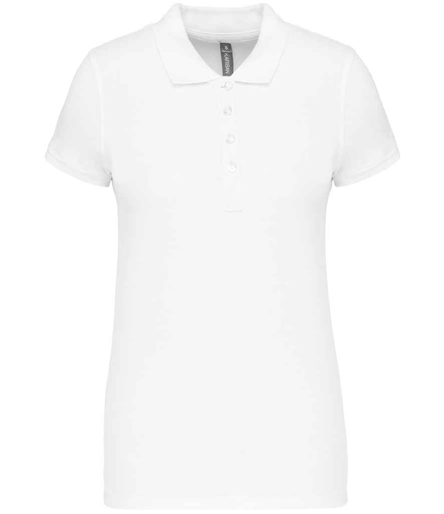Kariban KB255 Ladies Slim fit Short Sleeve Piqu Polo Shirt 100% ringspun combed cotto Light color - COOZO