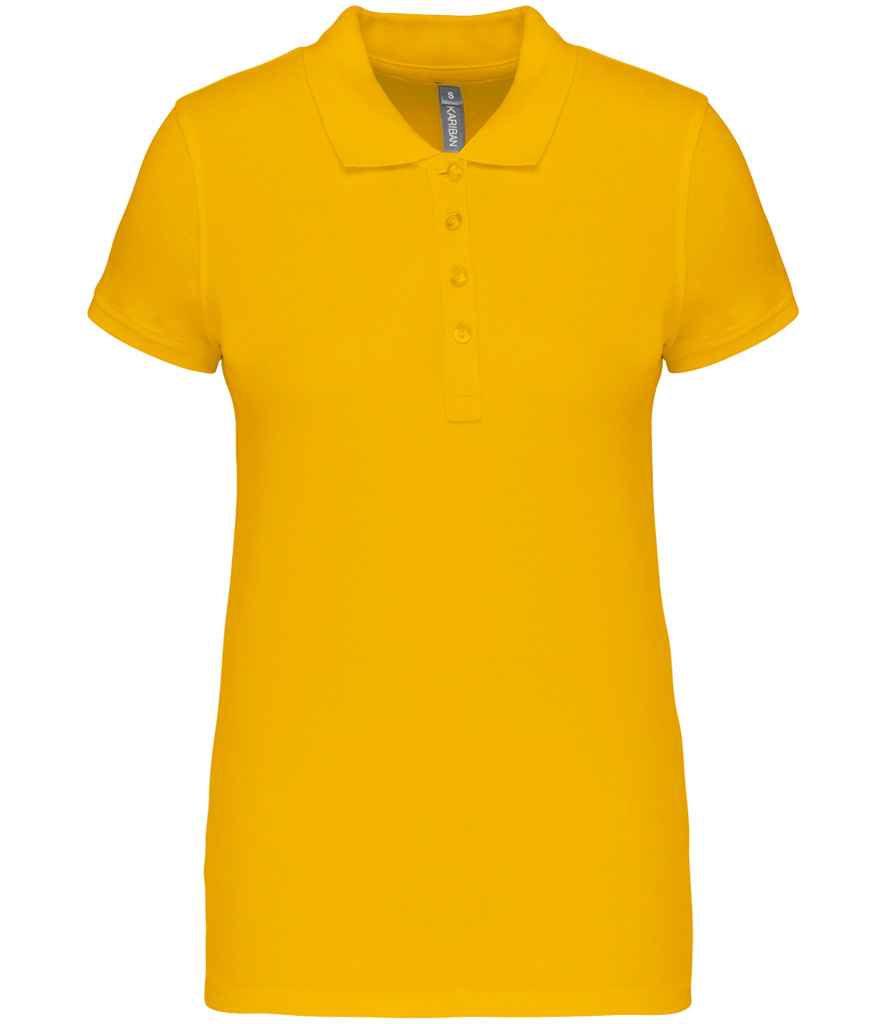 Kariban KB255 Ladies Slim fit Short Sleeve Piqu Polo Shirt 100% ringspun combed cotto Light color - COOZO