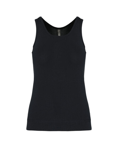Kariban KB311 Ladies Tank Vest Racer back style Deep hem 100% cotton - COOZO
