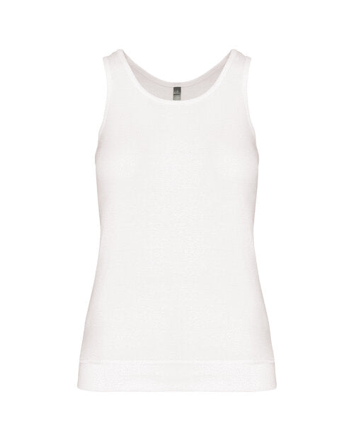 Kariban KB311 Ladies Tank Vest Racer back style Deep hem 100% cotton - COOZO
