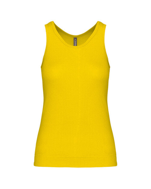 Kariban KB311 Ladies Tank Vest Racer back style Deep hem 100% cotton - COOZO