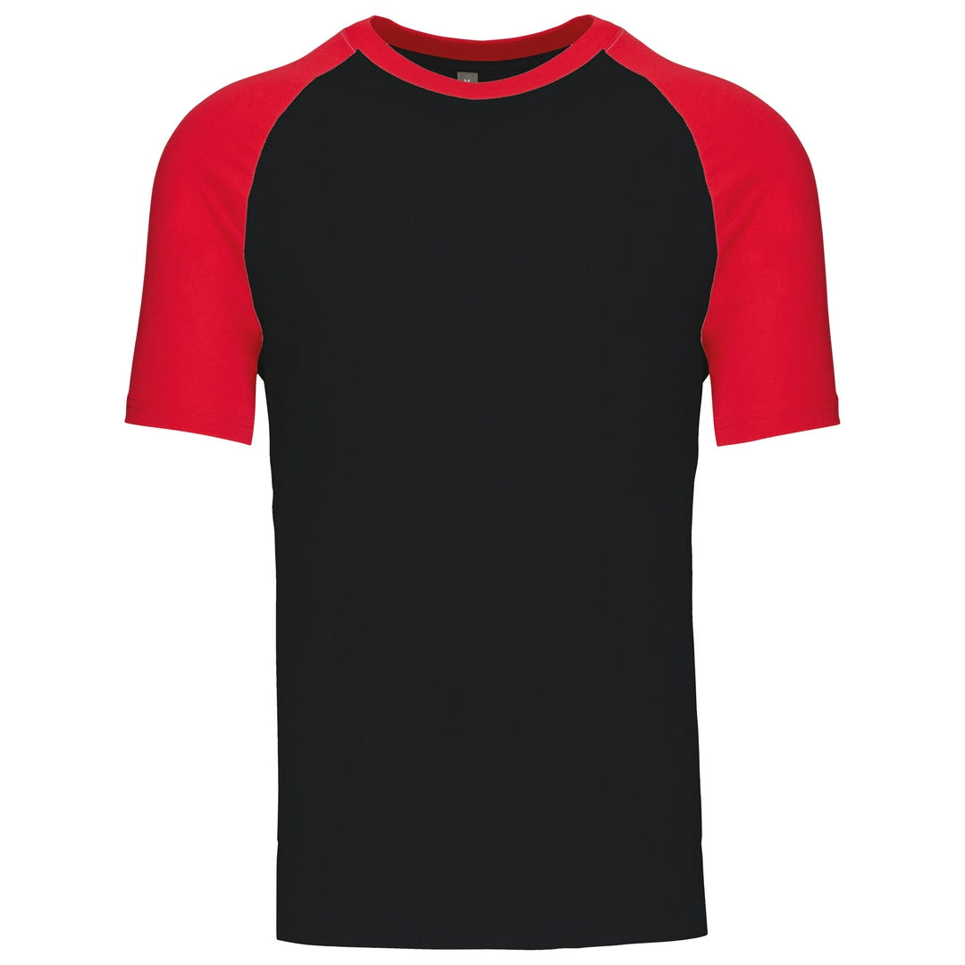 Kariban KB330 Baseball Short-sleeved two-tone T-shirt 100% cotton - COOZO