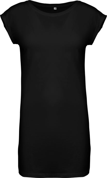 Kariban KB388 Comfort fit Ladies' Wide neck long T-shirt 100% Combed cotton - COOZO