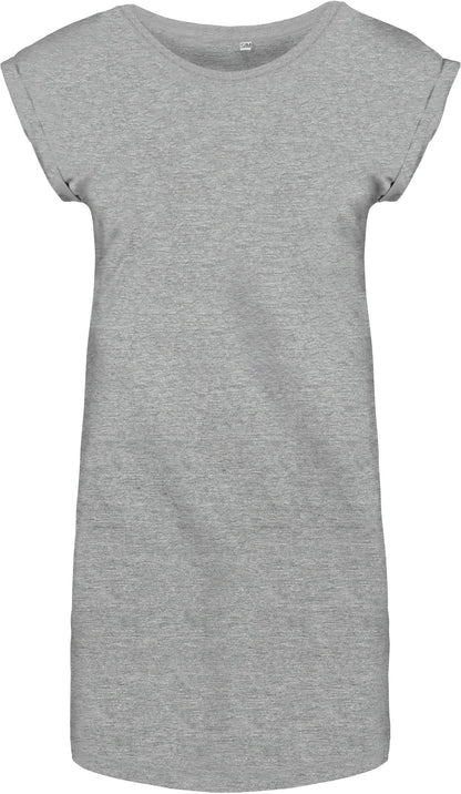Kariban KB388 Comfort fit Ladies' Wide neck long T-shirt 100% Combed cotton - COOZO
