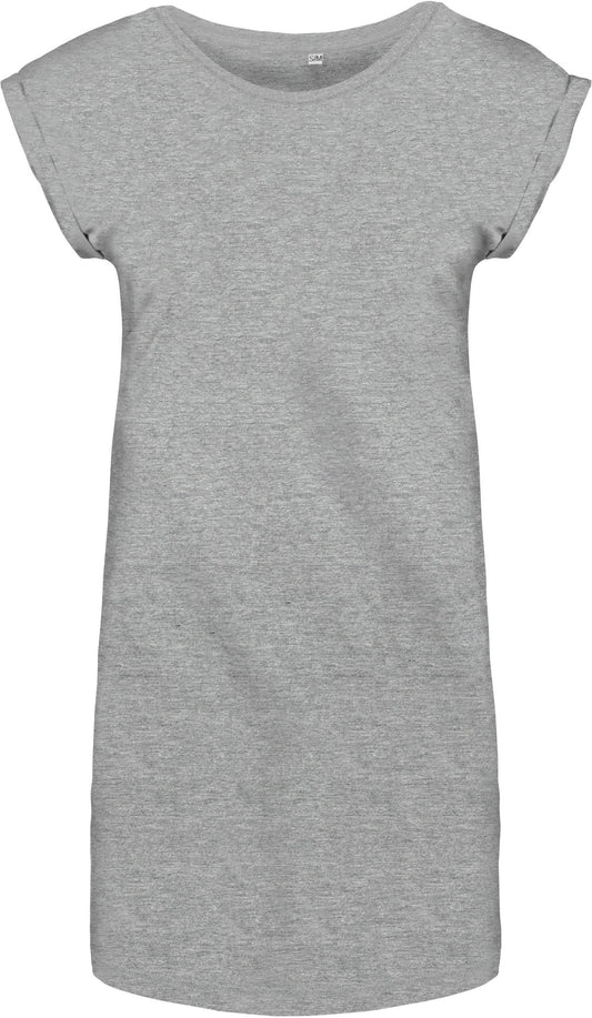 Kariban KB388 Comfort fit Ladies' Wide neck long T-shirt 100% Combed cotton - COOZO