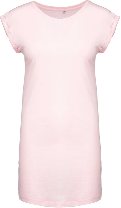Kariban KB388 Comfort fit Ladies' Wide neck long T-shirt 100% Combed cotton - COOZO