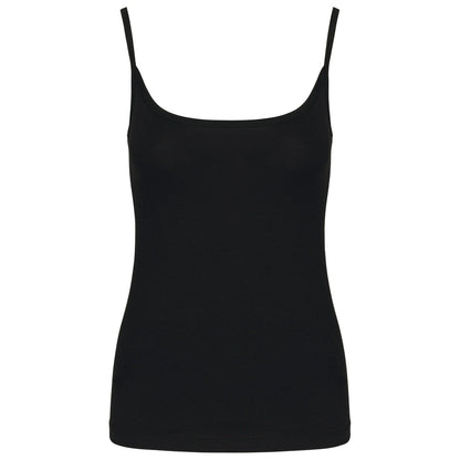 Kariban KB397 Ladies' strappy tank top Piping at the neckline Jersey knit fabric in combed cotton - COOZO