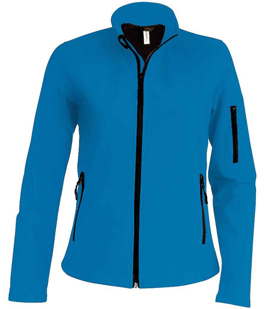 Kariban KB400 Ladies Soft Showerproof and breathable Shell Jacket Three layer bonded soft shell - COOZO