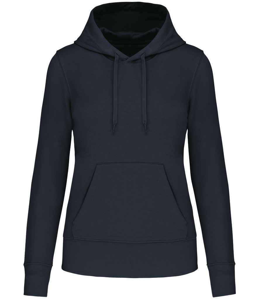 Kariban KB4028 Ladies Eco Friendly Hooded Sweatshirt Soft cotton faced fabric Drop shoulder style Straight fit - COOZO