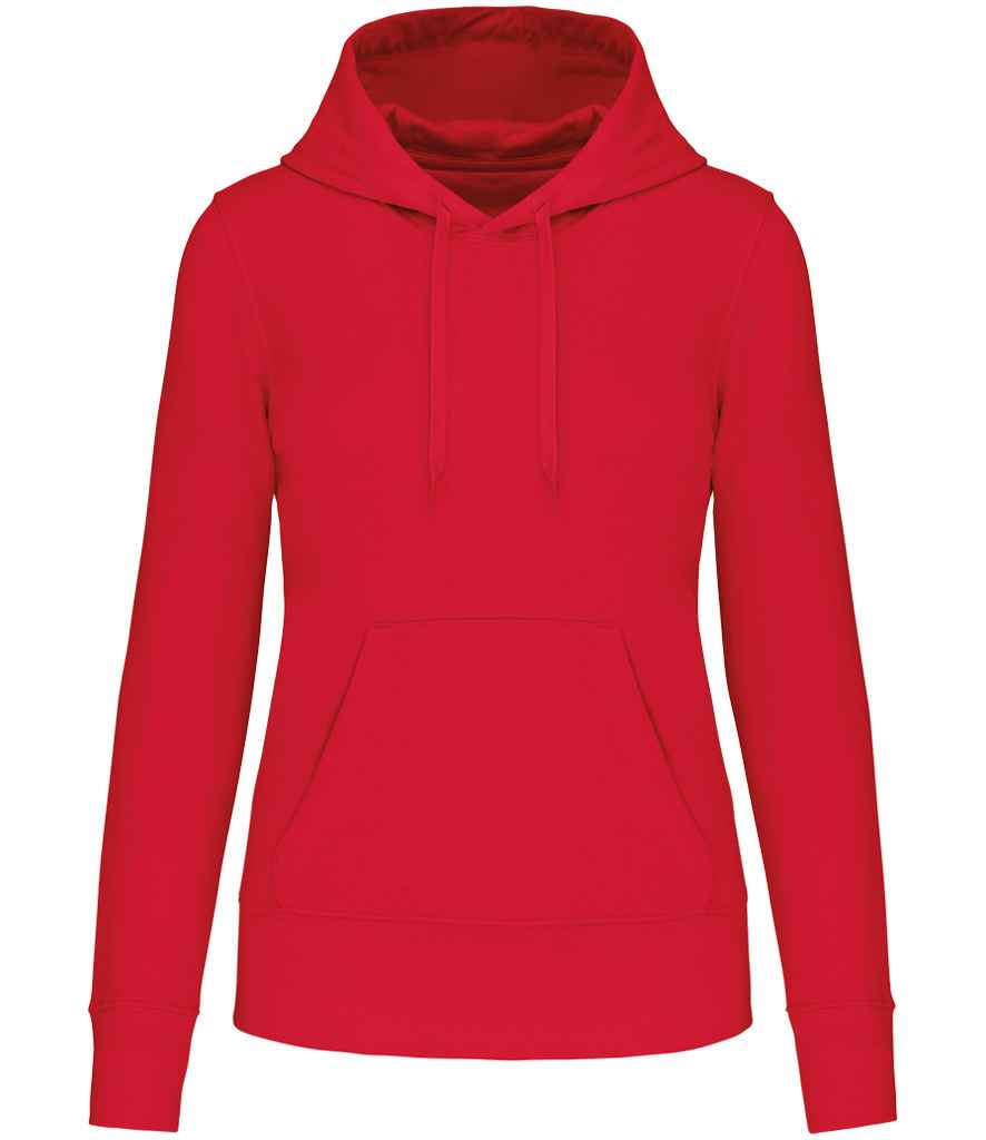 Kariban KB4028 Ladies Eco Friendly Hooded Sweatshirt Soft cotton faced fabric Drop shoulder style Straight fit - COOZO