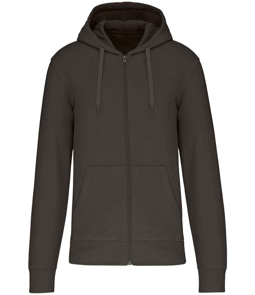 Kariban KB4030 Eco Friendly Full Zip Hoodie Soft cotton faced fabric Drop shoulder style Straight fit - COOZO
