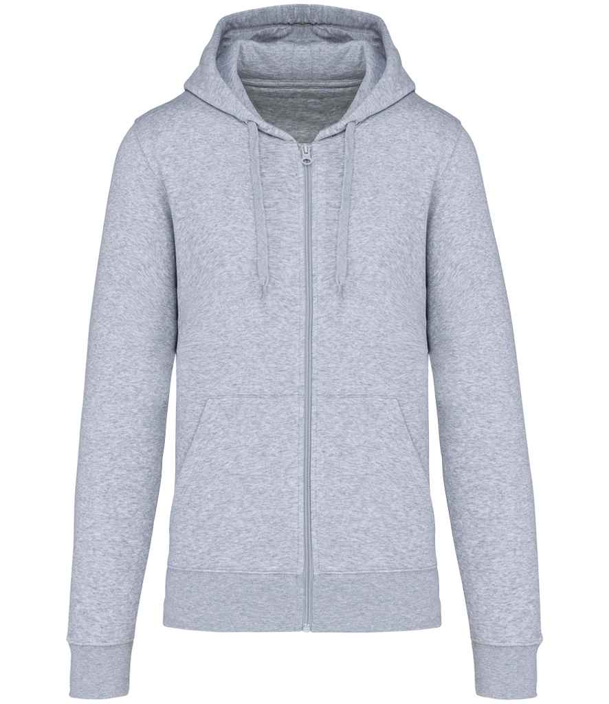 Kariban KB4030 Eco Friendly Full Zip Hoodie Soft cotton faced fabric Drop shoulder style Straight fit - COOZO
