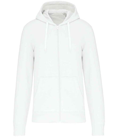Kariban KB4030 Eco Friendly Full Zip Hoodie Soft cotton faced fabric Drop shoulder style Straight fit - COOZO