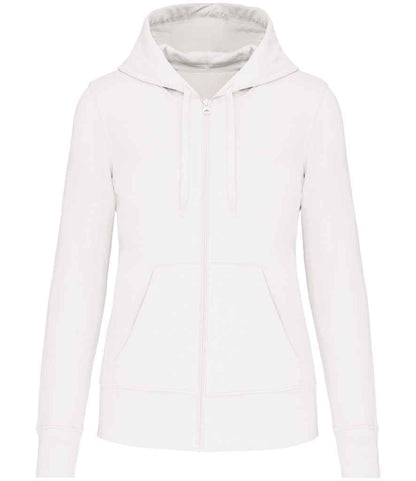 Kariban KB4031 Ladies Eco Friendly Full Zip Hoodie Soft cotton faced fabric Drop shoulder style Straight fit - COOZO