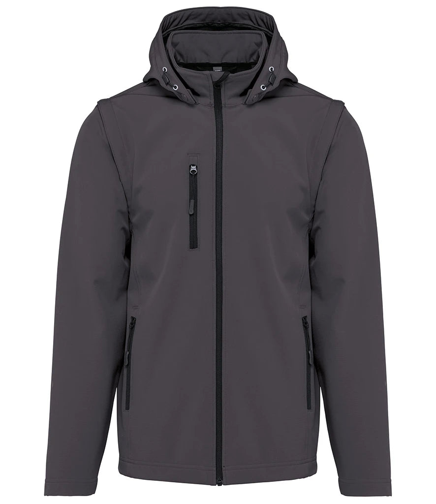 Kariban KB422 Unisex Three Layer Hooded Soft Shell Jacket - COOZO