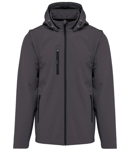 Kariban KB422 Unisex Three Layer Hooded Soft Shell Jacket - COOZO