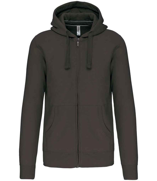 Kariban KB454 Full Zip Hooded Sweatshirt Soft cotton faced fabric Drop shoulder style - COOZO