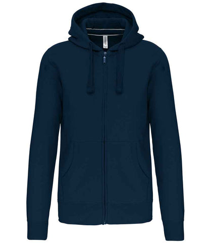 Kariban KB454 Full Zip Hooded Sweatshirt Soft cotton faced fabric Drop shoulder style - COOZO