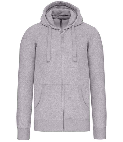 Kariban KB454 Full Zip Hooded Sweatshirt Soft cotton faced fabric Drop shoulder style - COOZO