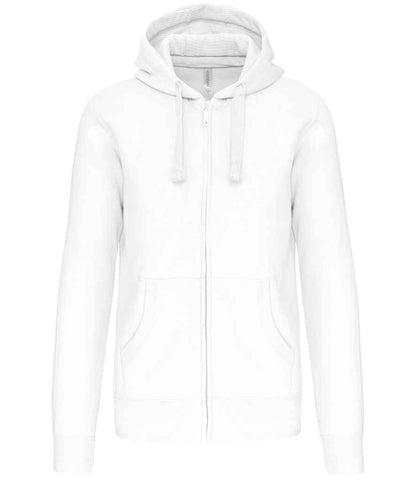 Kariban KB454 Full Zip Hooded Sweatshirt Soft cotton faced fabric Drop shoulder style - COOZO