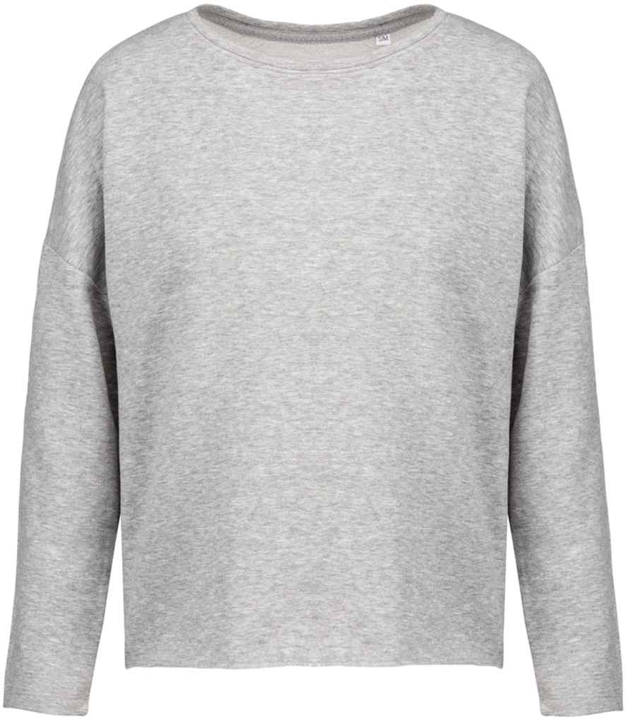 Kariban KB471 Ladies Oversized Sweatshirt Wide neck Loose and relaxed fit - COOZO