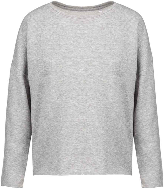 Kariban KB471 Ladies Oversized Sweatshirt Wide neck Loose and relaxed fit - COOZO