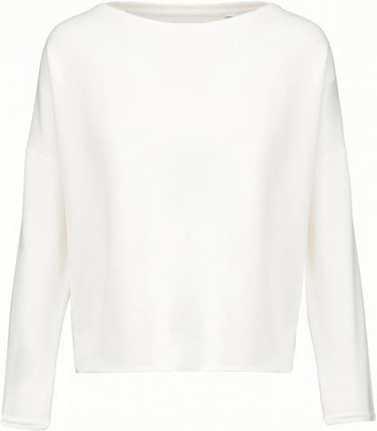 Kariban KB471 Ladies Oversized Sweatshirt Wide neck Loose and relaxed fit - COOZO