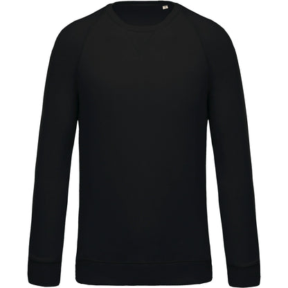 Kariban KB480 Organic Raglan Sweatshirt French terry Twill taped neck and V finish at neckline - COOZO