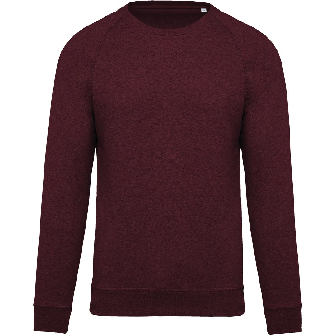 Kariban KB480 Organic Raglan Sweatshirt French terry Twill taped neck and V finish at neckline - COOZO