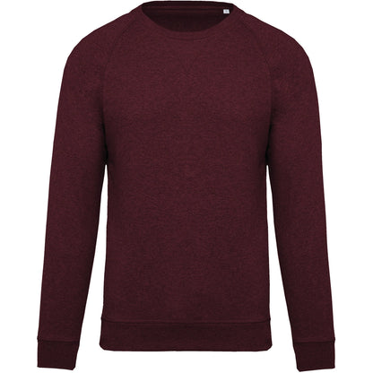 Kariban KB480 Organic Raglan Sweatshirt French terry Twill taped neck and V finish at neckline - COOZO