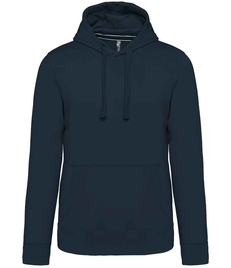 Kariban KB489 Hooded Sweatshirt Drop shoulder style Soft cotton faced fabric Brushed back fleece - COOZO