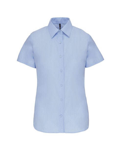 Kariban KB536 Ladies short sleeve oxford shirt Easy care fabric Soft collar - COOZO