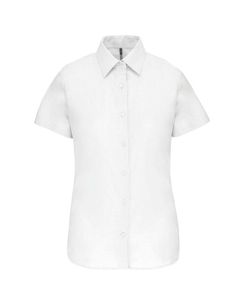Kariban KB536 Ladies short sleeve oxford shirt Easy care fabric Soft collar - COOZO
