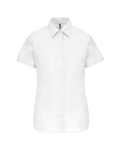 Kariban KB536 Ladies short sleeve oxford shirt Easy care fabric Soft collar - COOZO