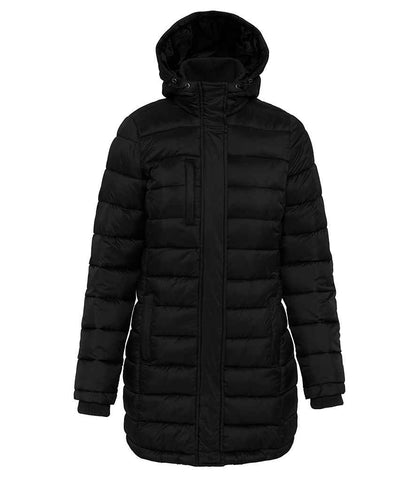 Kariban KB6129 Ladies Lightweight Long Padded Parka Jacket - COOZO