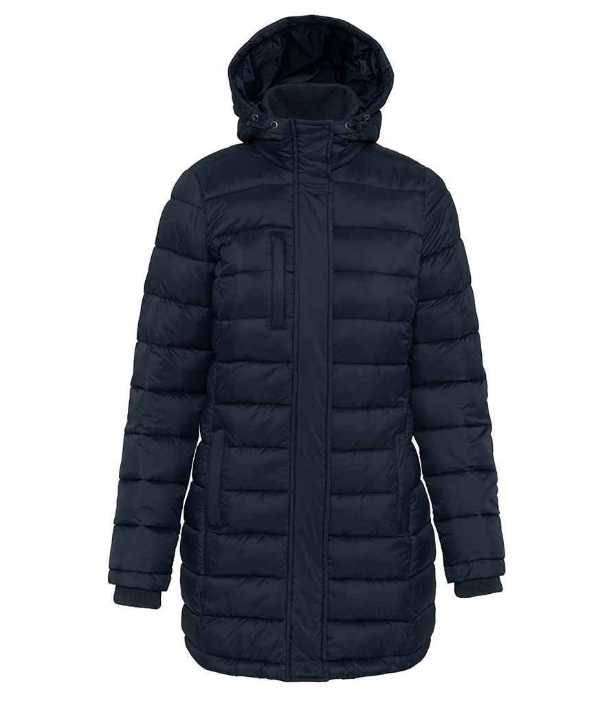 Kariban KB6129 Ladies Lightweight Long Padded Parka Jacket - COOZO