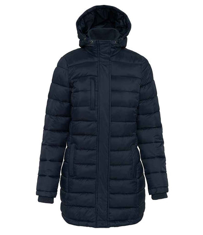 Kariban KB6129 Ladies Lightweight Long Padded Parka Jacket - COOZO