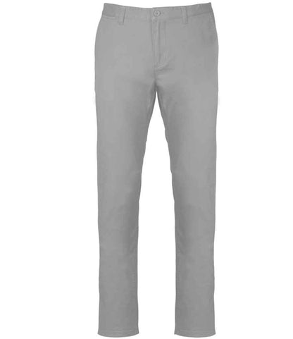 Kariban KB740 Chino Trousers Modern style Flat front Belt loops - COOZO