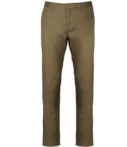Kariban KB740 Chino Trousers Modern style Flat front Belt loops - COOZO
