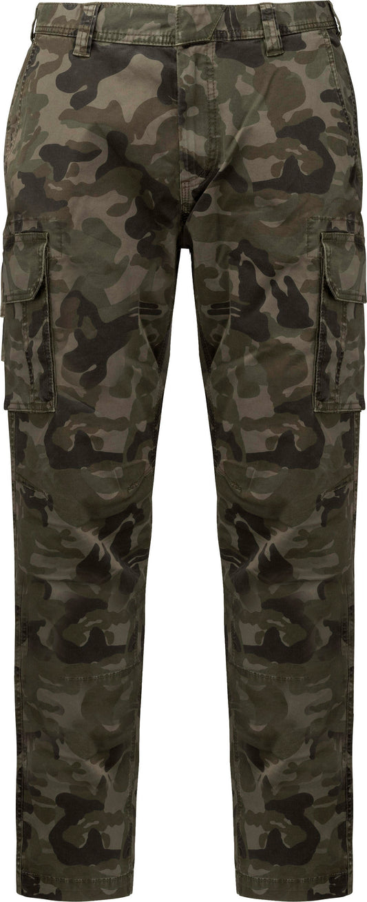 Kariban KB744 Men's multipocket trousers Zip fastening and concealed metal button - COOZO