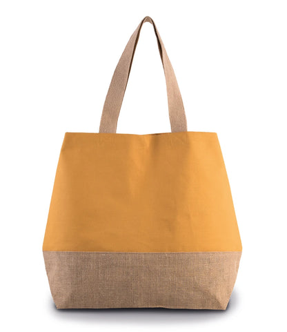 Kimood KI0235 Canvas Jute Shopper