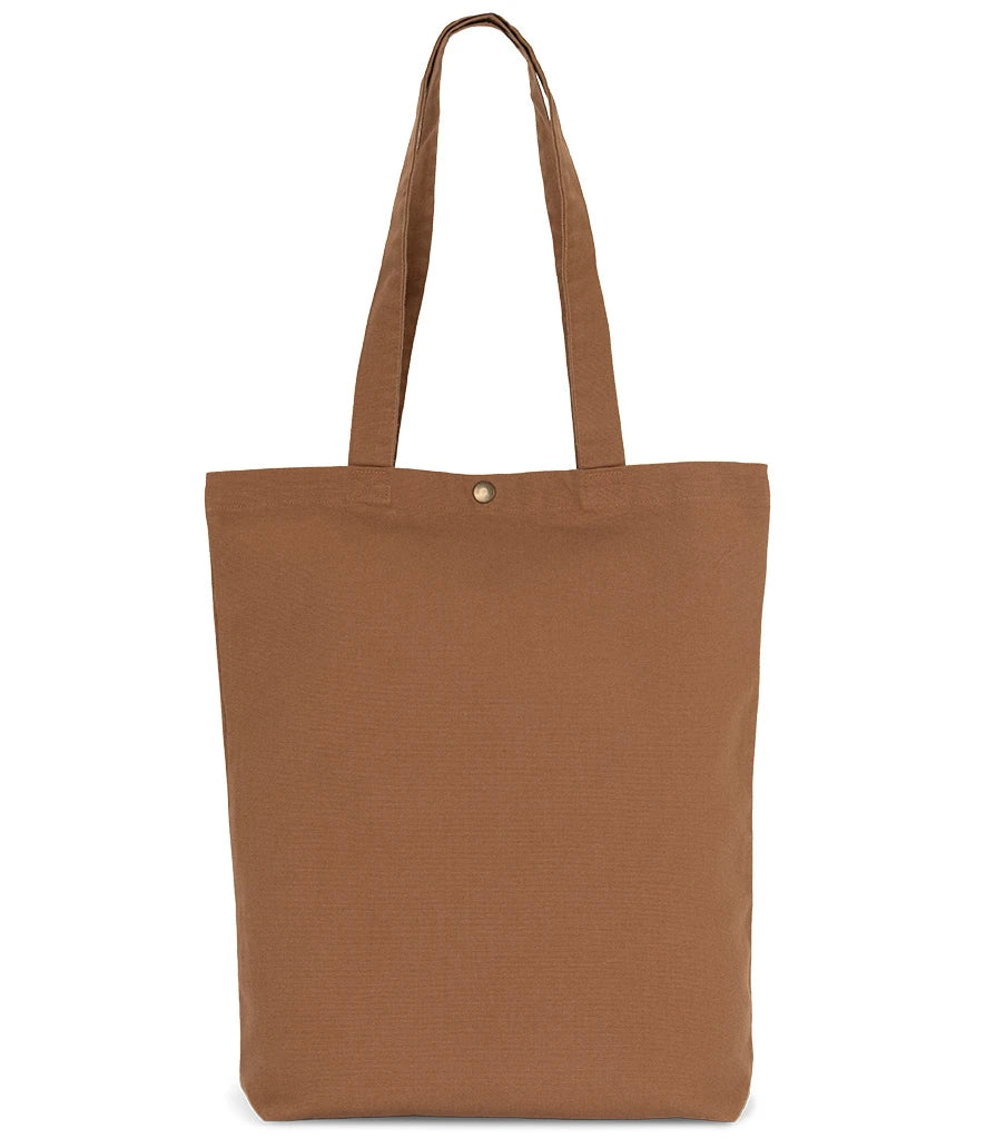 Kimood KI3213 Washed Cotton Tote Bag