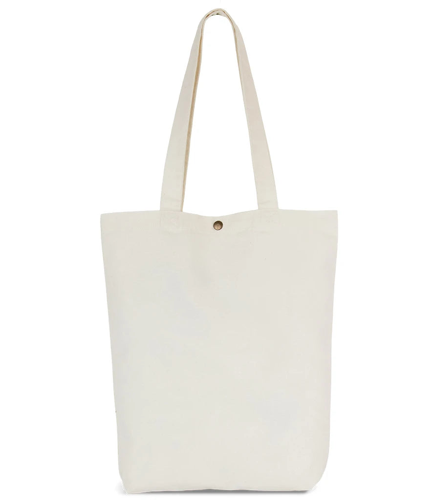 Kimood KI3213 Washed Cotton Tote Bag