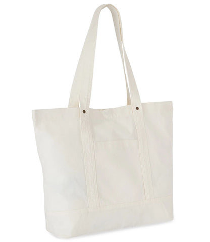 Kimood KI3214 Washed Cotton Shopper Bag