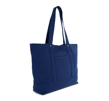 Kimood KI3214 Washed Cotton Shopper Bag