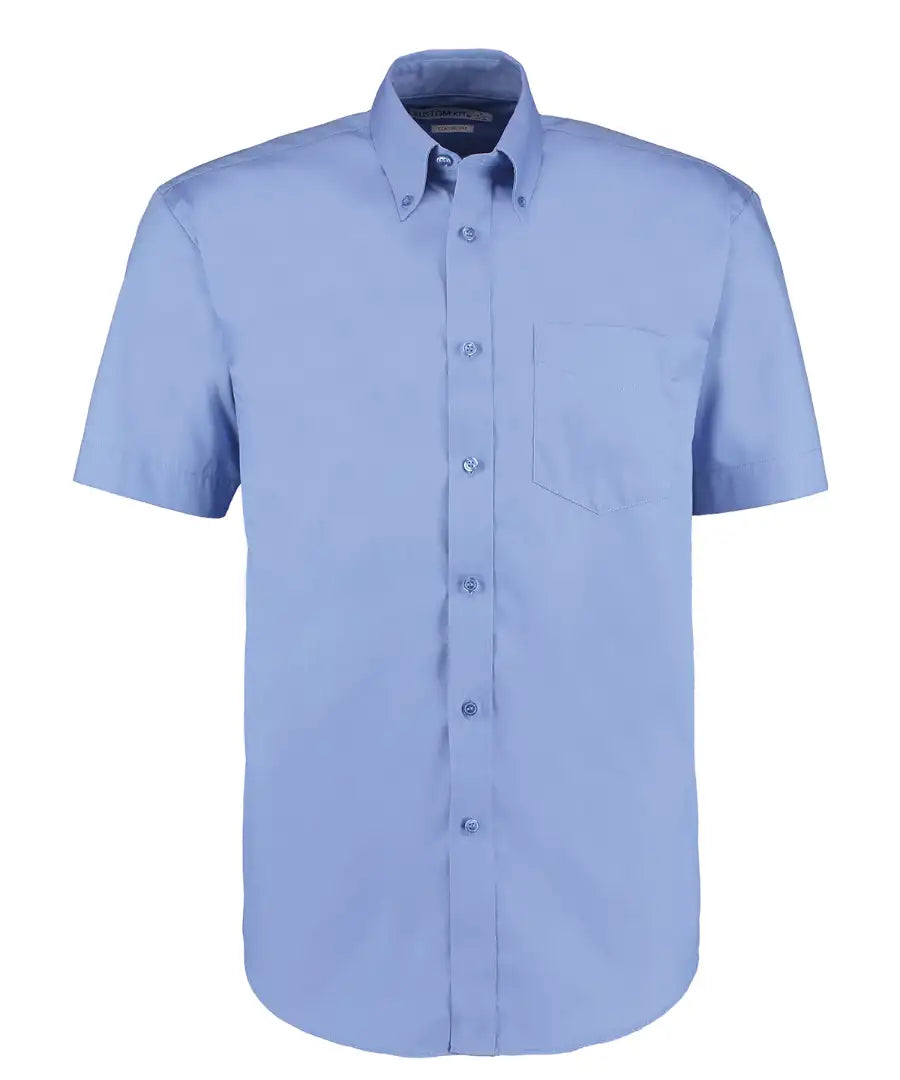 Kustom Kit Classic Fit Short Sleeve Premium Oxford Shirt Other color KK109 - COOZO