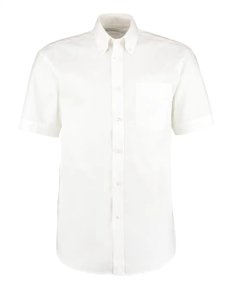Kustom Kit Classic Fit Short Sleeve Premium Oxford Shirt Main color KK109 - COOZO